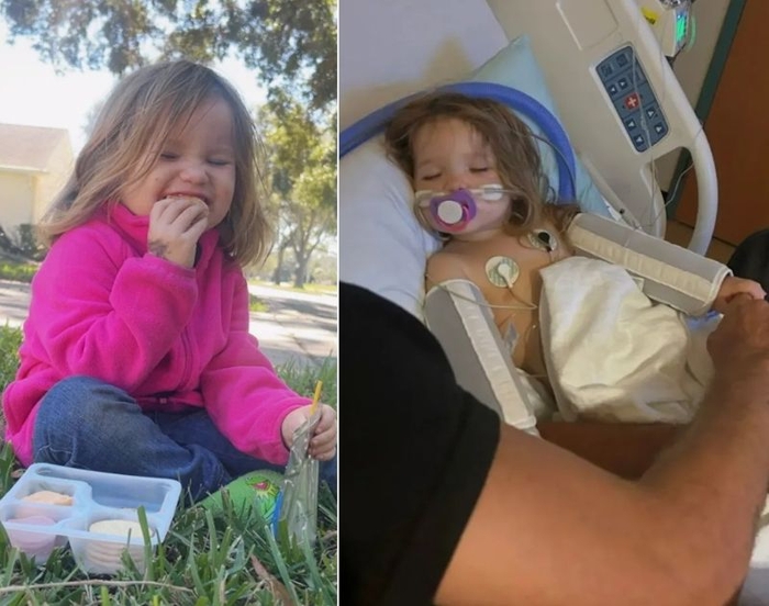 귀여워서 뽀뽀했는데…건강했던 2살 여아, 의식 잃고 중환자실행