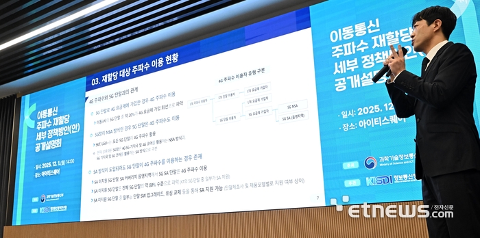 [포토] 이동통신 주파수 재할당 공개설명회