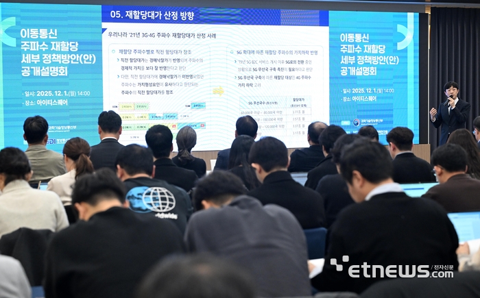 [포토] 이동통신 주파수 재할당 공개설명회