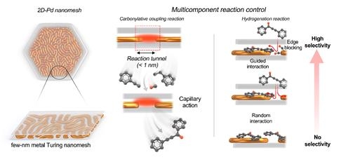 Turing Pd 나노메쉬를적용한 다성분촉매 반응