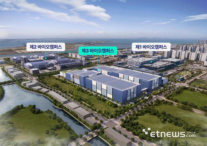 삼성바이오로직스 제3 바이오캠퍼스 조감도