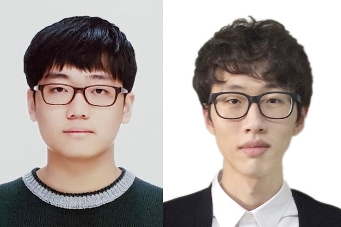 포스텍 물리학과 통합과정 조규상 씨(왼쪽)와 첨단원자력공학부 박사과정 이승준 씨