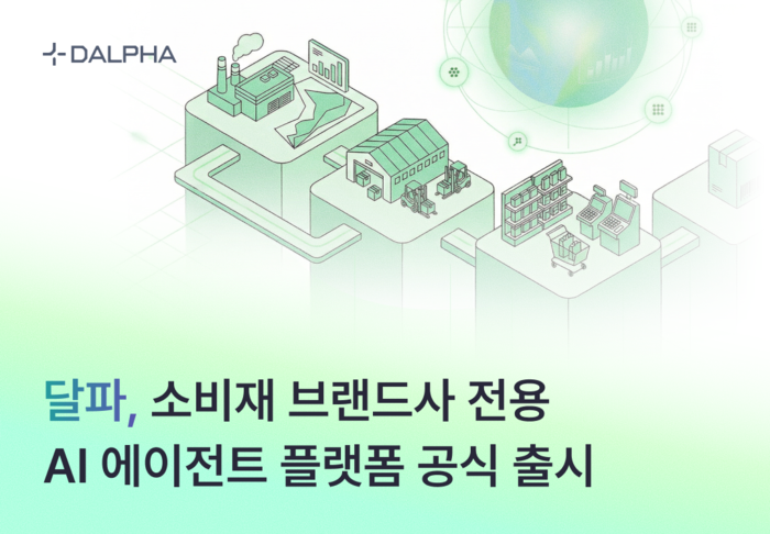 달파, 소비재 브랜드사 전용 AI 에이전트 플랫폼 공식 출시 - 뉴스 썸네일 이미지