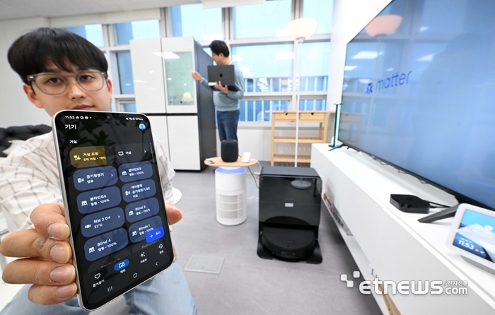 [포토] 스마트IoT 매터 표준 테스트하는 연구원