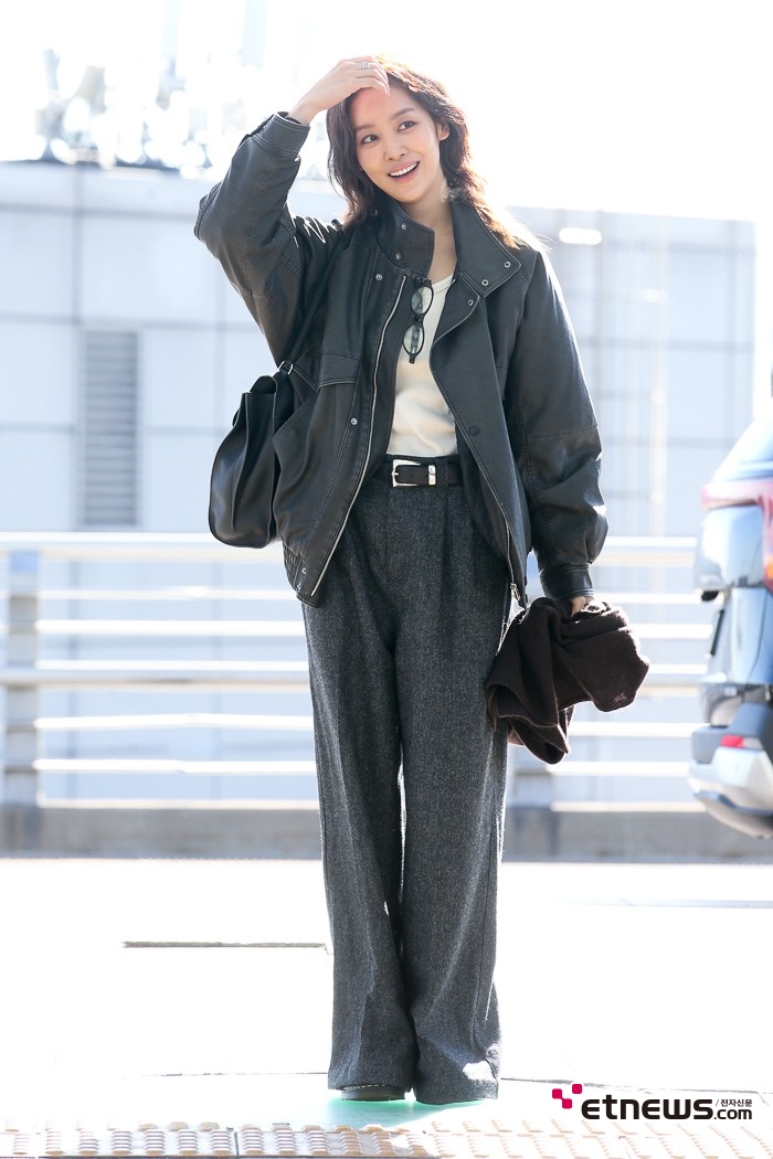 [ET포토] 차주영, '우아한 무채색 패션'