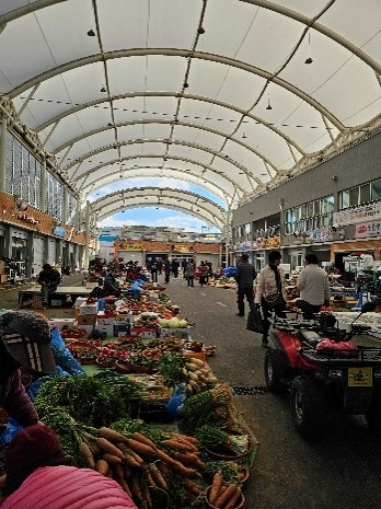 벌교 전통시장.