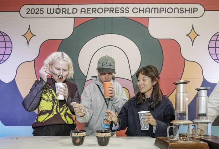 [포토] '2025 월드 에어로프레스 챔피언십', 성수에서 열려