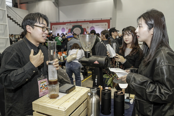 [포토] '2025 월드 에어로프레스 챔피언십', 성수에서 열려