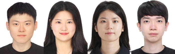 '네 번째 레슨(4thLesson)' 팀. 왼쪽부터) GIST 석사과정 김경보·권은주·김유진·박상연 학생.