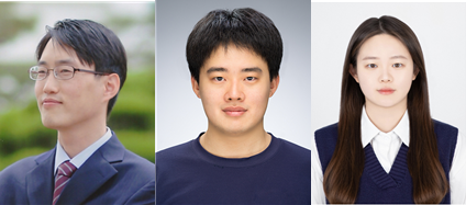 왼쪽부터 김지원 교수, 박인철 연구원, 박은경 연구원(사진=한양대)