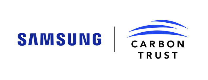 삼성전자와 카본트러스트 로고 이미지