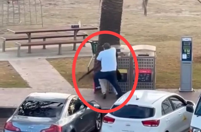 14일 발생한 호주 시드니 해변 총격 사건에서 총격범을 덮쳐 총을 빼앗은 과일가게 주인 아흐메드 알 아흐메드. 사진=엑스 캡처