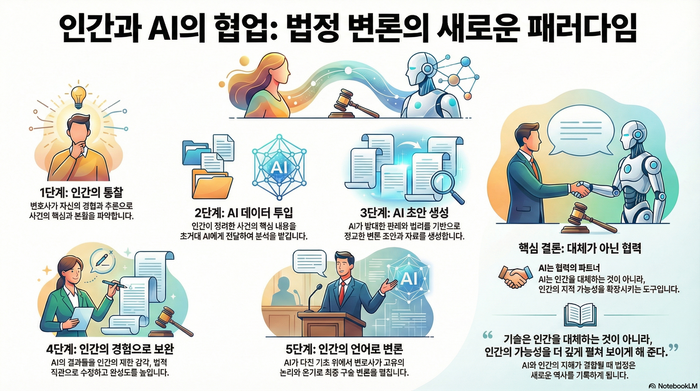 강민구 변호사가 '노트북 LM'을 통해 작업한 슬라이드 이미지. 강민구 변호사 제공