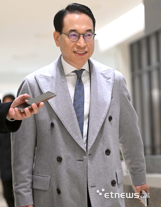 [포토] 홍원표 KT CEO 후보자, 밝은 표정