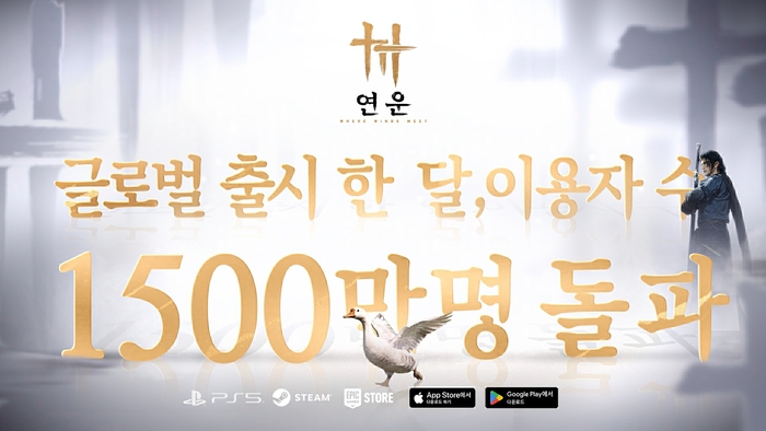 넷이즈 '연운', 월간 글로벌 유저 수 1500만명 돌파