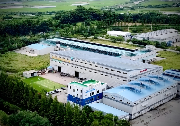 대한철강 공장 전경.