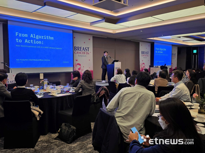 에이비스, 아스트라제네카 심포지엄서 AI 기반 HER2 진단 연구 성과 발표... - 뉴스 썸네일 이미지