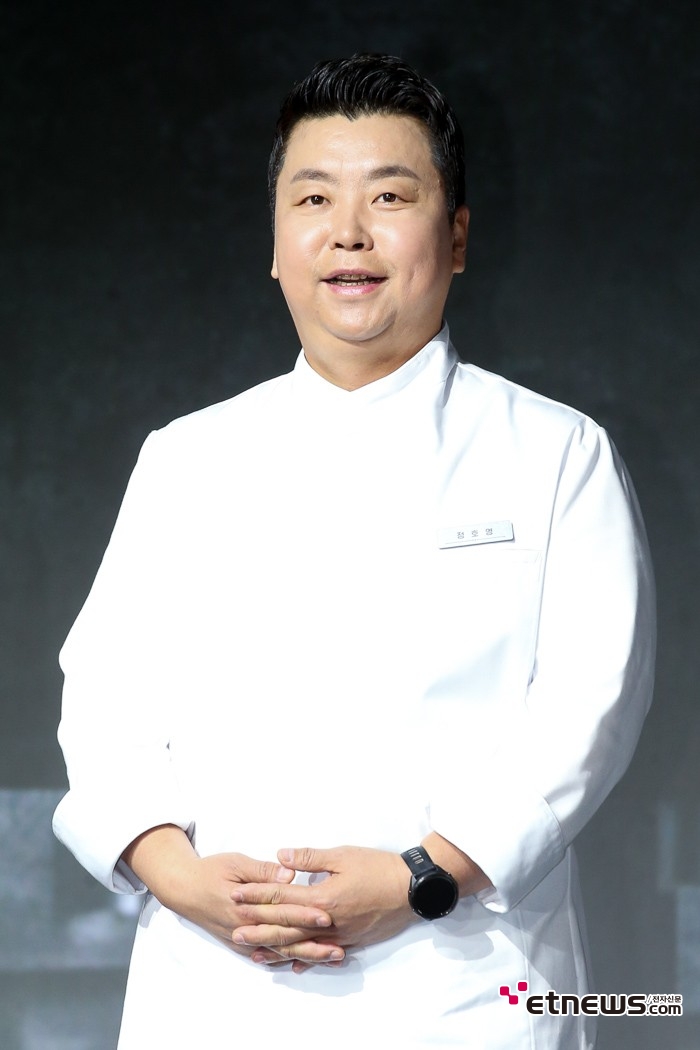 [ET포토] 정호영, '동안인 일식 요리 전문가'