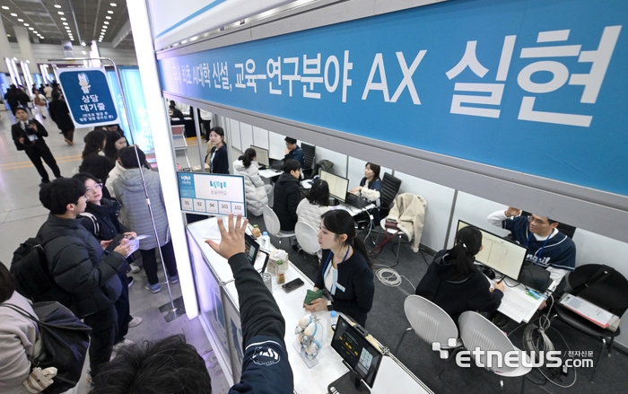 [포토] AX관련 학과 인기