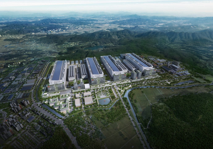 용인시 처인구 원삼면 일대에 들어서는 반도체클러스터 조감도. 사진=SK하이닉스