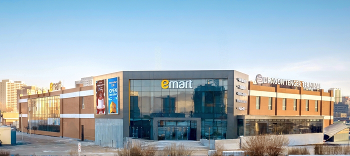 몽골 울란바토르에 위치한 '이마트 탱게르점' 전경