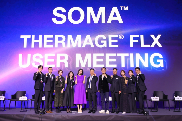 2025 SOMA 써마지®FLX 유저 미팅 토크쇼. 사진=솔타메디칼코리아