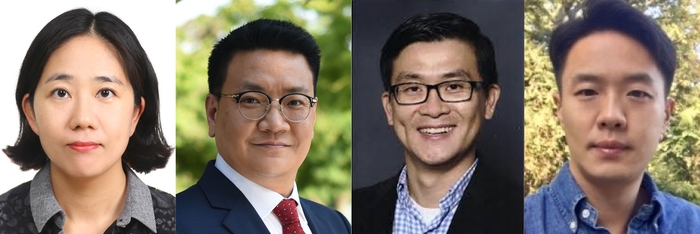 (왼쪽부터) 박선경 고려대 글로벌한국융합학부 교수(제1저자), 송상헌 언어학과 교수, 강우창 정치외교학과 교수,  김태균 한국과학기술원(KAIST) 디지털인문사회과학부 교수(교신저자)(사진=고려대)