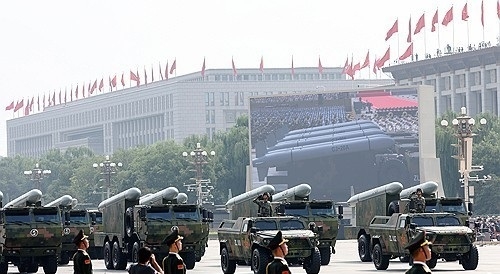 중국군의 탄도 미사일.〈사진=연합뉴스〉