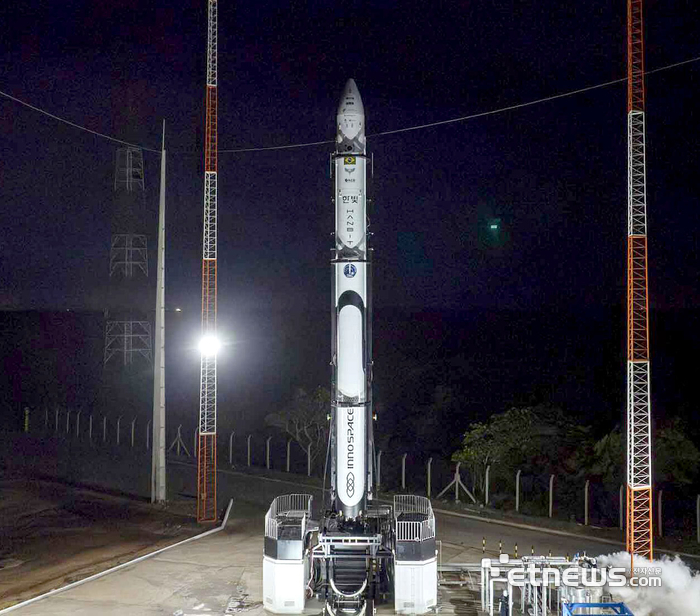 [포토]이노스페이스 우주발사체 '한빛-나노' 발사