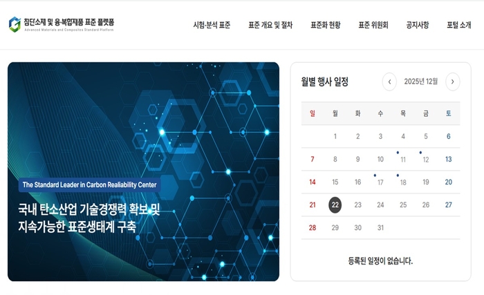 첨단소재 및 융복합 제품 표준 플랫폼.