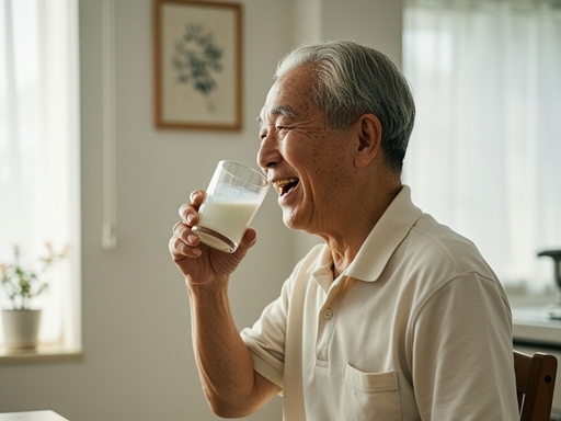 낙상 위험 높이는 노년기 영양 문제, 우유 섭취 필요성
