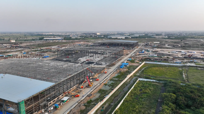 아그라타스가 인도 구자라트주 사난드에 건설 중인 배터리 공장 전경. (사진=아그라타스)