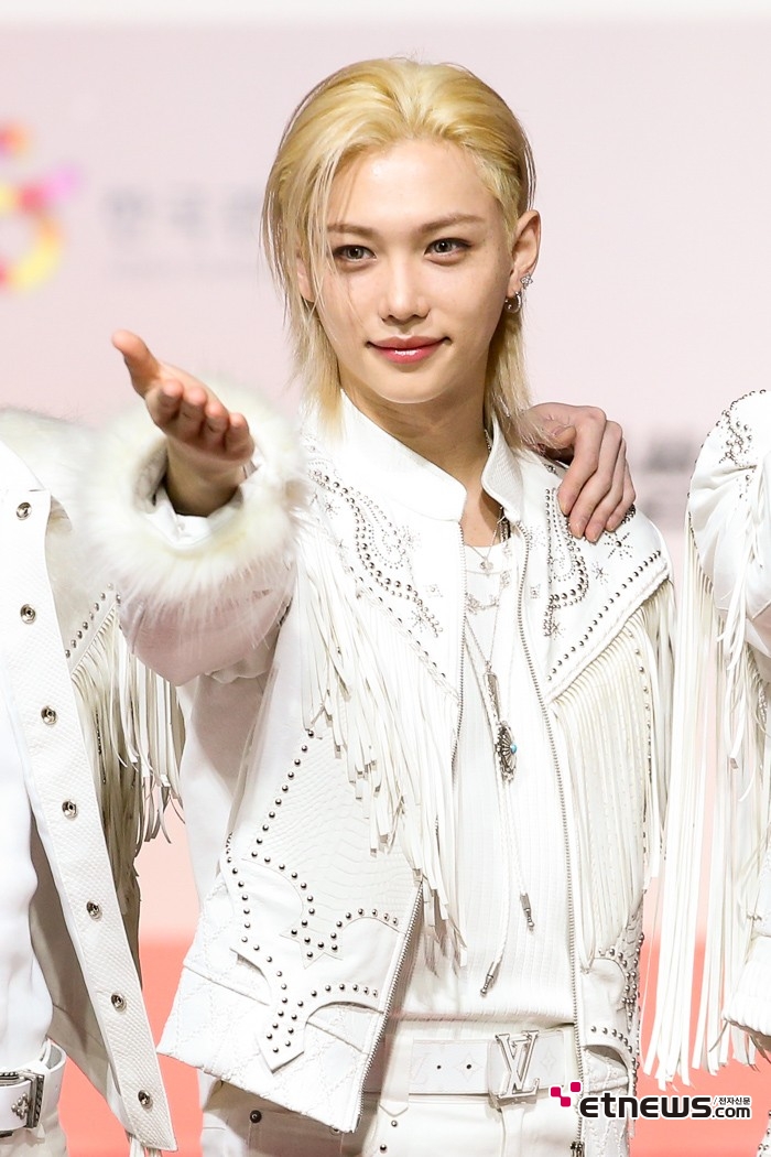 [ET포토] 스트레이키즈 필릭스, '예쁜 남자의 매력'