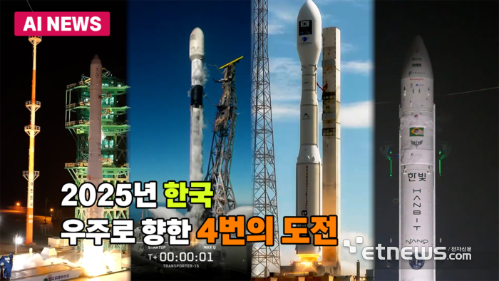 2025년 한국, 우주로 향한 4번의 도전