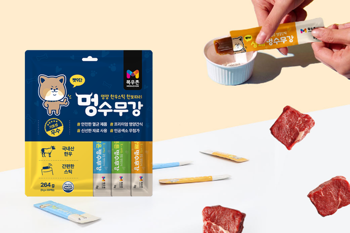 농협목우촌, '마이펫페어 2026 일산'서 100% 국산 원료 '멍수무강' 츄르·져키·사료 소개