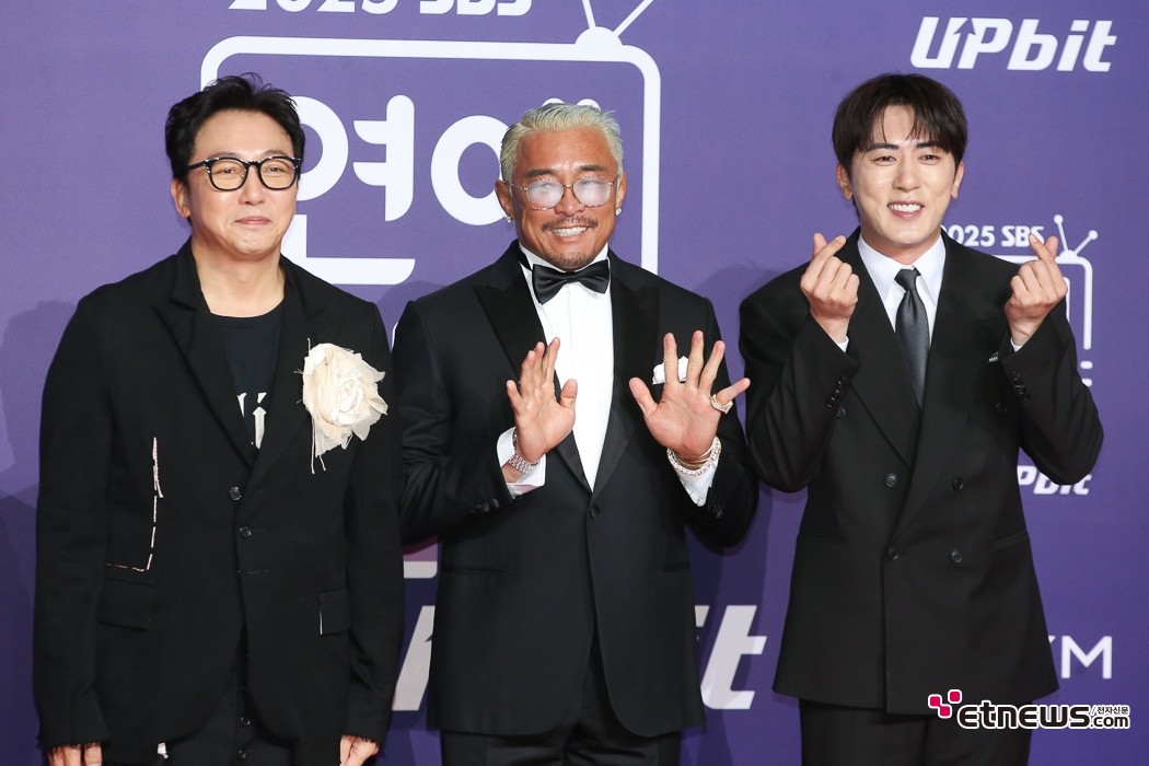 [ET포토] 탁재훈-추성훈-김원훈, '마이턴의 주역들'