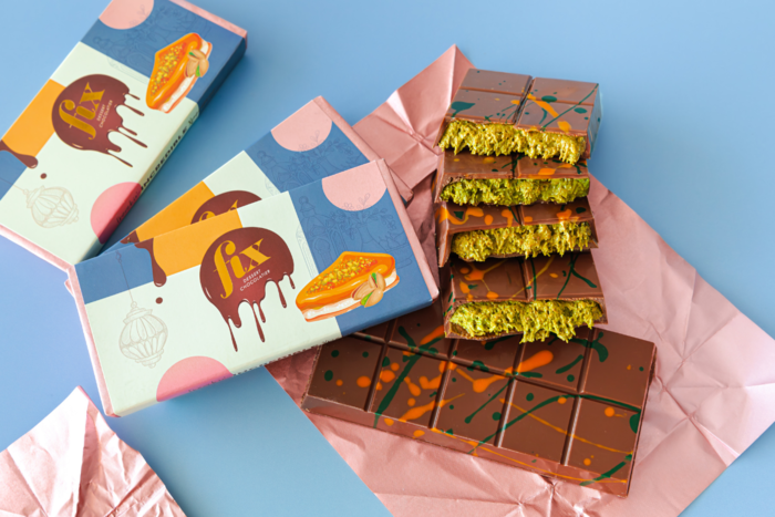 픽스 디저트 쇼콜라티에의 두바이 초콜릿. 사진=픽스 디저트 쇼콜라티에