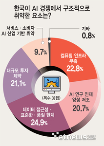한국이 AI 경쟁에서 구조적으로 취약한 요소는?