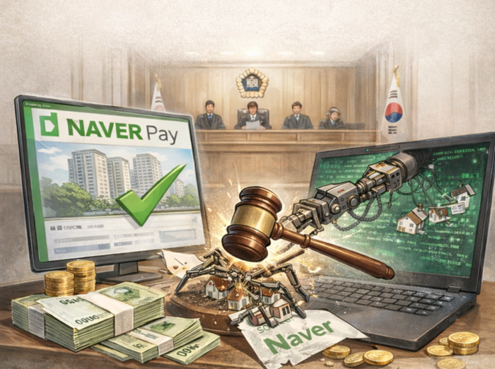네이버페이, '부동산 매물 크롤링' 2심도 승소…손배 8000만원