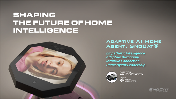 스노캣(SnoCat) AI 홈 에이전트 로보 플랫폼. 사진=인티그리트