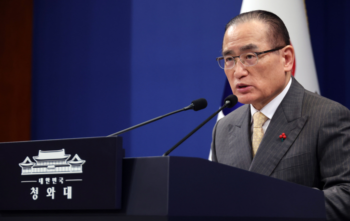 중국 국빈방문 설명하는 안보실장
(서울=연합뉴스) 한상균 기자 = 위성락 국가안보실장이 2일 청와대 기자회견장에서 이재명 대통령의 중국 국빈방문에 대해 브리핑하고 있다. 2026.1.2
xyz@yna.co.kr
(끝)