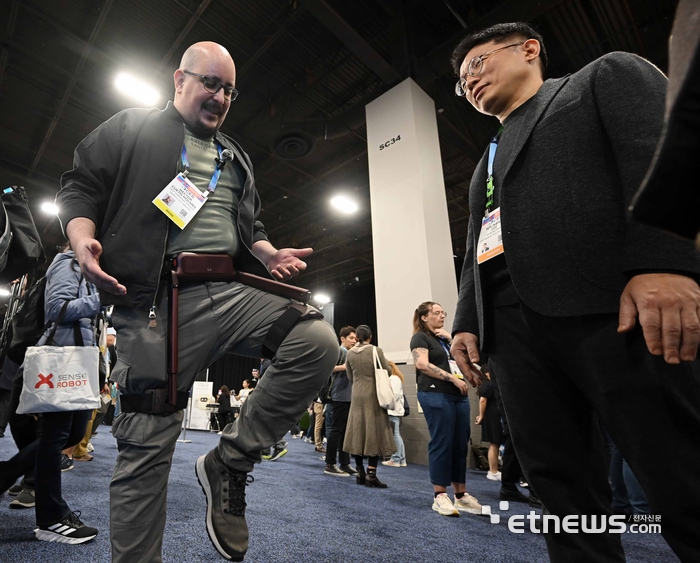 [포토] K웨어러블 로봇 좋아요