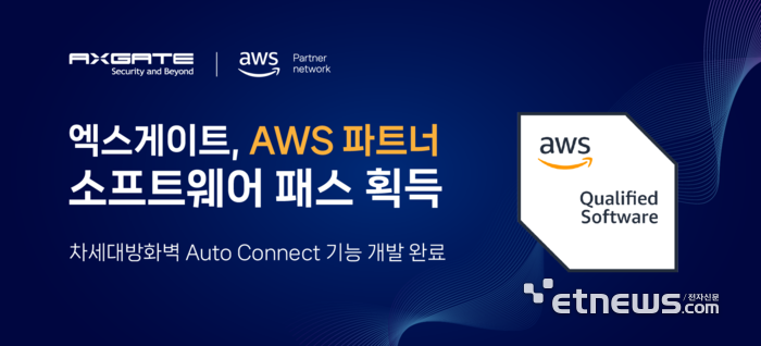 엑스게이트가 AWS 파트너 SW패스를 획득했다.