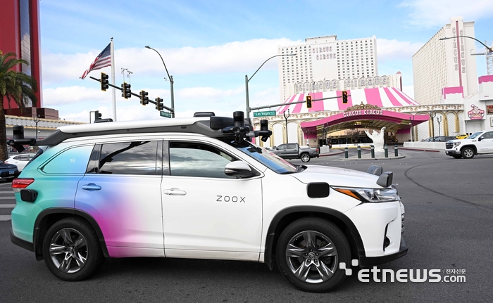 [포토] 아마존 자율주행 로보택시 'ZOOX'