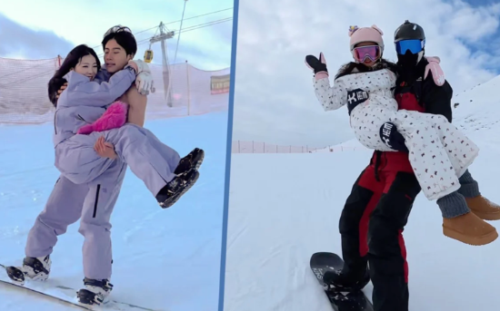 생일 선물로 강사 품에 안겨 활강?… 中 리조트 파격 이벤트 논쟁