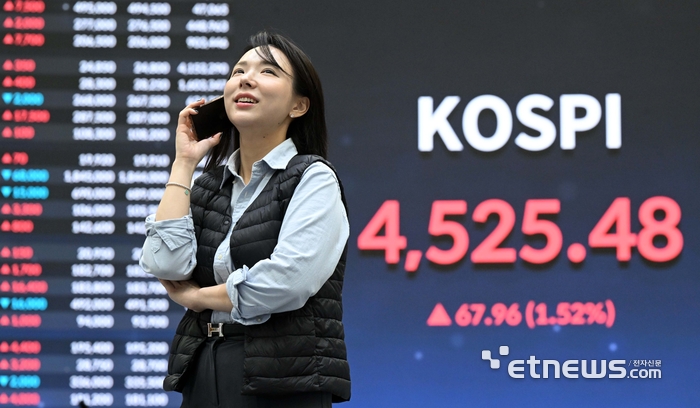 [포토] 신고가로 장 마감한 코스피