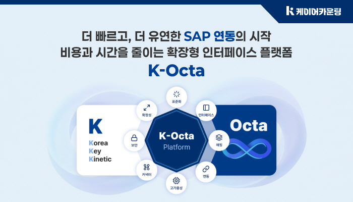 케이어카운팅, SAP 재무 업무 통합을 위한 확장형 인터페이스 플랫폼 'K-Octa' 출시