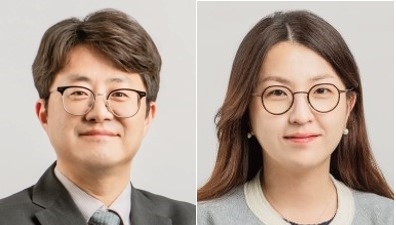 김철홍 교수(왼쪽)와 장진아 교수