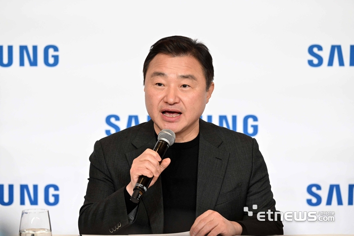 [포토] 노태문 사장, 올해 신제품 4억대에 AI 적용