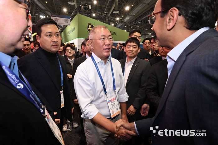 [포토] 퀄컴 찾은 정의선